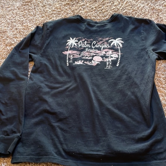 Re/done Long sleeved Black Tee M - Picture 4 of 4
